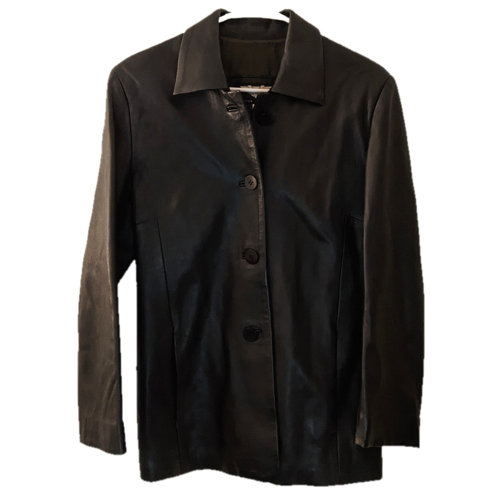 Victor Sanjuan vintage italian genuine leather jacket